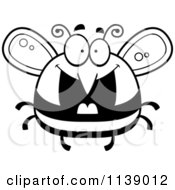 Poster, Art Print Of Black And White Pudgy Grinning Bee