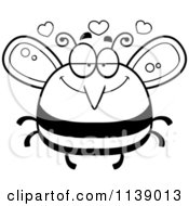 Poster, Art Print Of Black And White Pudgy Infatuated Bee