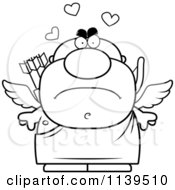 Poster, Art Print Of Black And White Mad Valentines Day Cupid