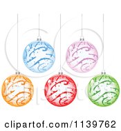 Poster, Art Print Of Colorful Christmas Baubles
