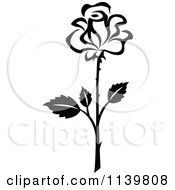 Poster, Art Print Of Black And White Rose Flower 19