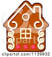 Poster, Art Print Of House Gingerbread Christmas Cookie