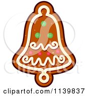 Bell Gingerbread Christmas Cookie