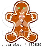 Poster, Art Print Of Gingerbread Man Christmas Cookie