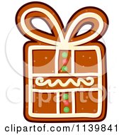 Poster, Art Print Of Gift Gingerbread Christmas Cookie 2