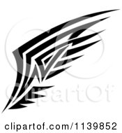 Poster, Art Print Of Black And White Tribal Wing 10
