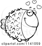 Poster, Art Print Of Black And White Blowfish In Love