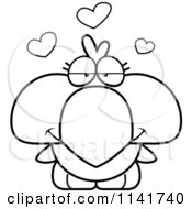 Poster, Art Print Of Black And White Bird Chick In Love