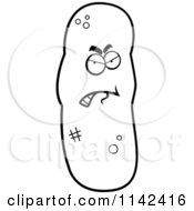 Poster, Art Print Of Black And White Mad Turd Character