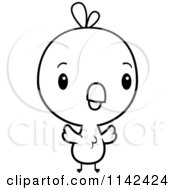 Poster, Art Print Of Black And White Cute Baby Chick