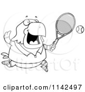 Poster, Art Print Of Black And White Chubby Bald Eagle Playing Tennis