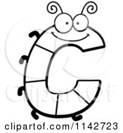 Poster, Art Print Of Black And White Letter C Bug