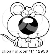 Poster, Art Print Of Black And White Sly Mouse
