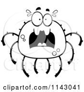 Poster, Art Print Of Black And White Scared Spider
