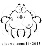 Poster, Art Print Of Black And White Surprised Spider