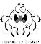 Poster, Art Print Of Black And White Grinning Spider