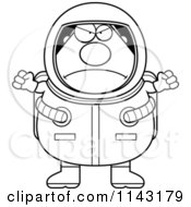 Poster, Art Print Of Black And White Mad Astronaut