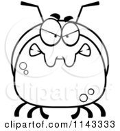 Poster, Art Print Of Black And White Pudgy Mad Ant