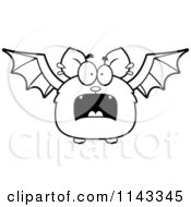 Poster, Art Print Of Black And White Scared Bat