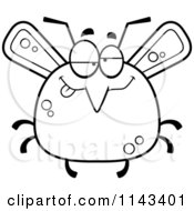 Poster, Art Print Of Black And White Chubby Drunk Mosquito