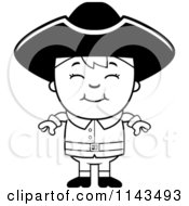Poster, Art Print Of Black And White Happy Colonial Boy