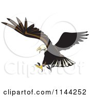 Poster, Art Print Of Bald Eagle Flying 3