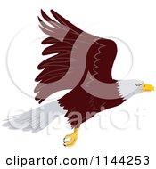 Poster, Art Print Of Bald Eagle Flying 2