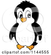 Cartoon Of A Cute Little Penguin 2 Royalty Free Vector Clipart