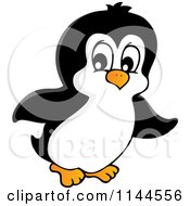Cartoon Of A Cute Little Penguin 1 Royalty Free Vector Clipart