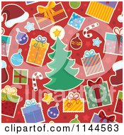 Poster, Art Print Of Seamless Christmas Background Pattern