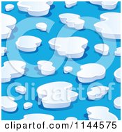 Poster, Art Print Of Seamless Iceberg Background Pattern