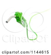 Poster, Art Print Of 3d Green Eco Friendly Biodiesel Fuel Pump Nozzle 2