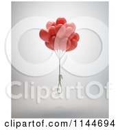 3d Balloons Floating With A Noose