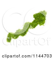 Poster, Art Print Of 3d Squiggly Leafy Arrow