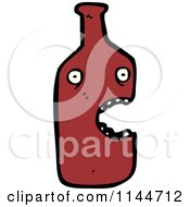 Cartoon Of A Ketchup Bottle Mascot Royalty Free Vector Clipart