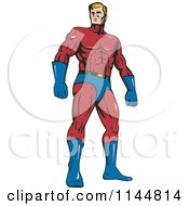 Poster, Art Print Of Male Superhero Standing