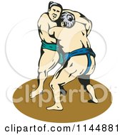Poster, Art Print Of Sumo Wrestling Match 3