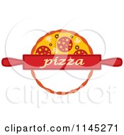 Poster, Art Print Of Pizza Pie Logo 7