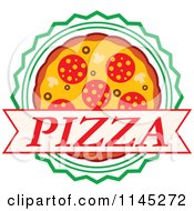 Poster, Art Print Of Pizza Pie Logo 5