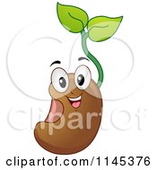 Poster, Art Print Of Happy Seedling Plant Mascot