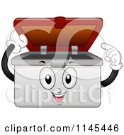 Poster, Art Print Of Container Mascot Pointing Inside