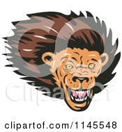 Poster, Art Print Of Lion Head