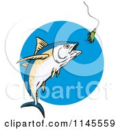 Poster, Art Print Of Albacore Tuna Fish Chasing A Lure 2