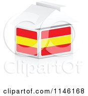 Poster, Art Print Of 3d Spanish Flag House