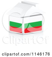 Clipart Of A 3d Bulgarian Flag House Royalty Free CGI Illustration by Andrei Marincas