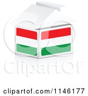 Poster, Art Print Of 3d Hungarian Flag House