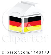 3d German Flag House