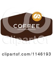 Poster, Art Print Of Brown Coffee Logo 2
