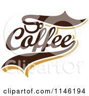 Poster, Art Print Of Brown Coffee Logo 3
