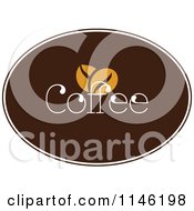 Poster, Art Print Of Brown Coffee Logo 7